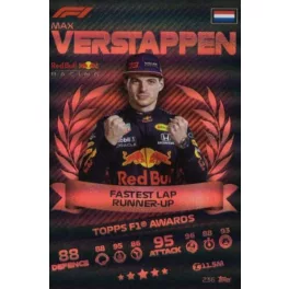 236. Max Verstappen - Topps F1 Awards