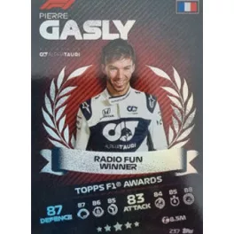 237. Pierre Gasly - Topps F1 Awards