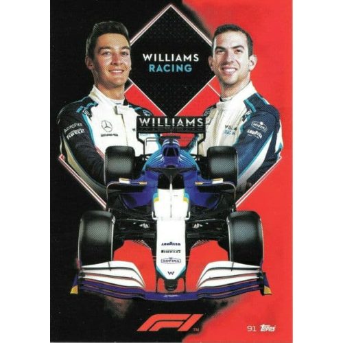 91. Williams Racing Csapat Kártya