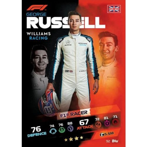 92. George Russell - F1 Racer