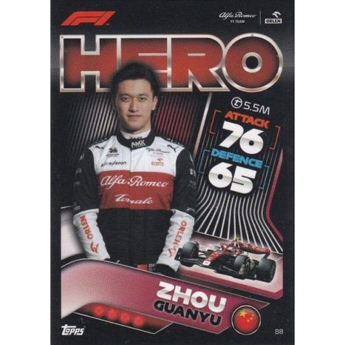 88. Zhou Guanyu - Hero