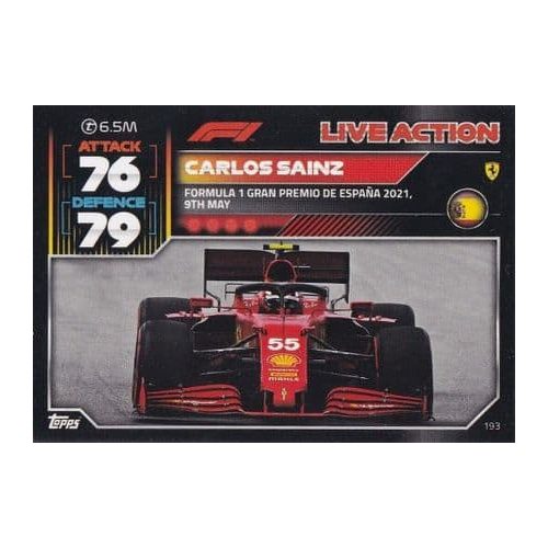 193. Carlos Sainz - Live Action