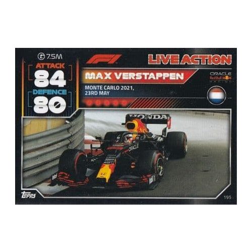 195. Max Verstappen - Live Action