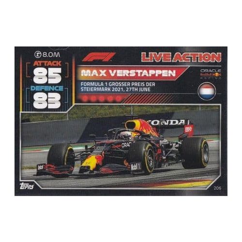 206. Max Verstappen - Live Action