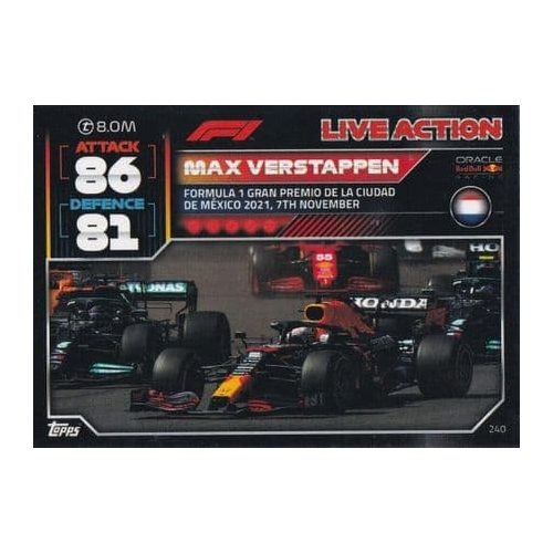 240. Max Verstappen - Live Action