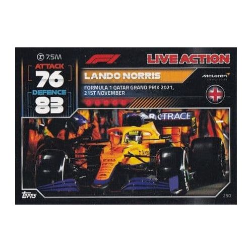 250. Lando Norris - Live Action