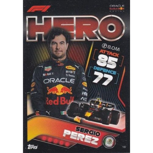 16. Sergio Perez - Hero