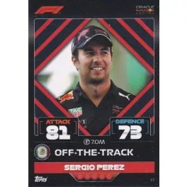 17. Sergio Perez - Off-The-Track