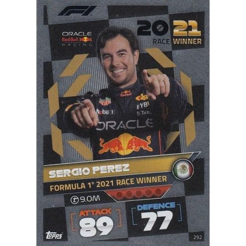 292. Sergio Perez - Race Winner