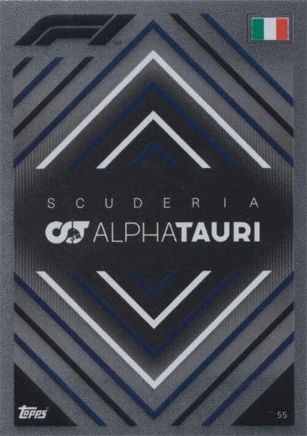 55. Scuderia Alpha Tauri - Logo - Collect All - Focis kártyá