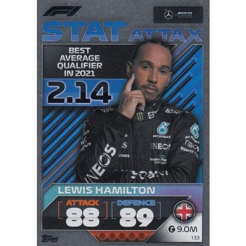 133. Lewis Hamilton - Stat Attax