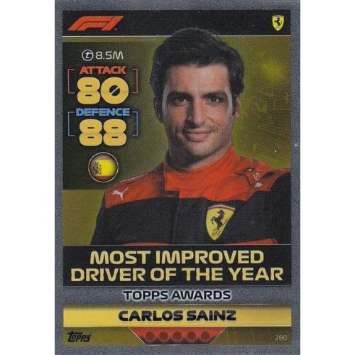 280. Carlos Sainz - Topps Awards