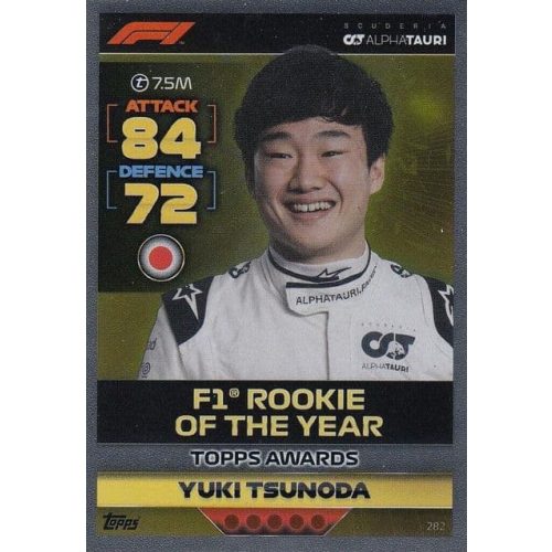 282. Yuki Tsunoda - Topps Awards