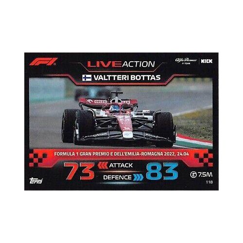 118. Valtteri Bottas - Live Action