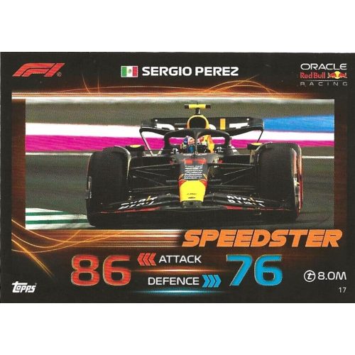 17. Sergio Perez - Speedster