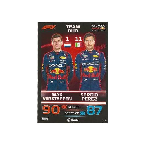 18. Max Verstappen & Sergio Perez