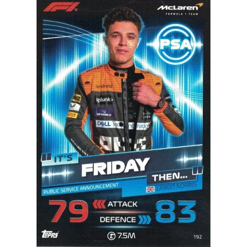 192. Lando Norris - PSA