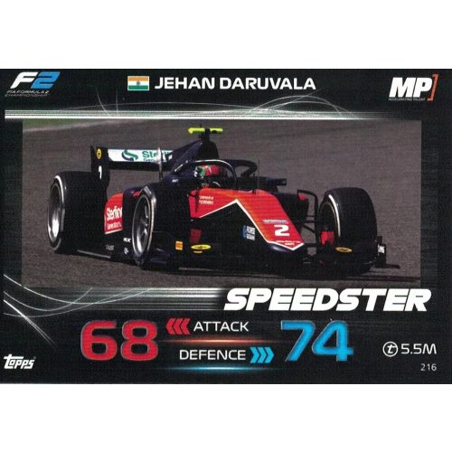 216. Jehan Daruvala - F2 Speedster