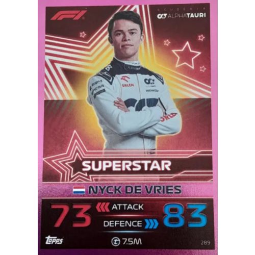 289. Nyck de Vries - F1 Superstars - Parallel