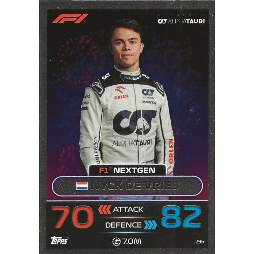 296. Nyck de Vries - F1 Nextgen