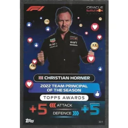 301. Christian Horner - Topps Awards