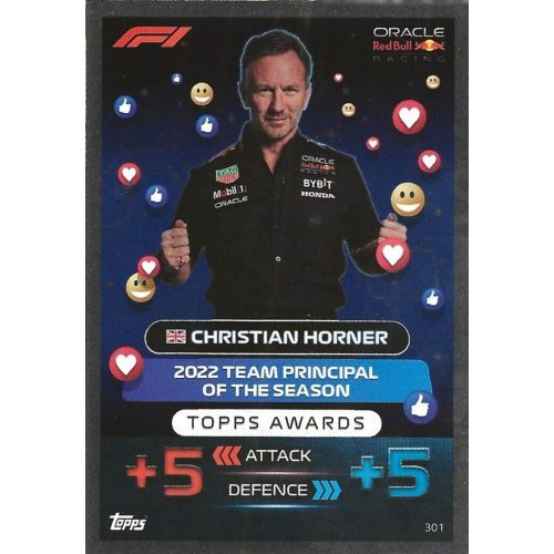 301. Christian Horner - Topps Awards