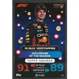 305. Max Verstappen - Topps Awards