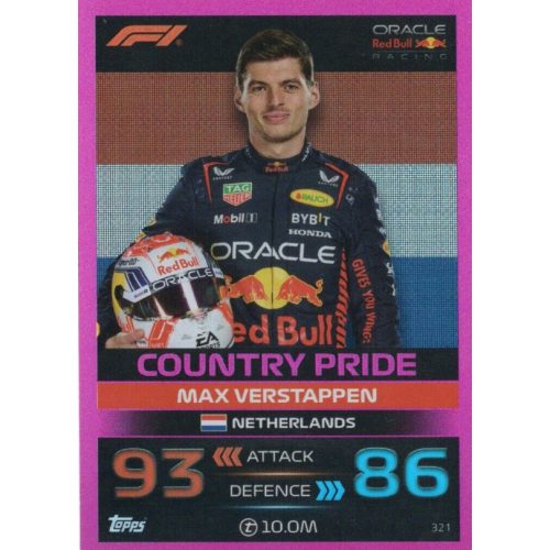 321. Max Verstappen - F1 County Pride - Parallel