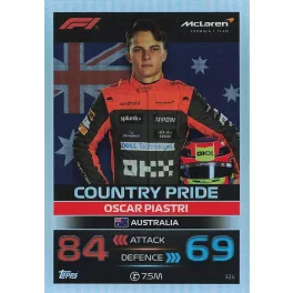 324. Oscar Piastri - F1 County Pride