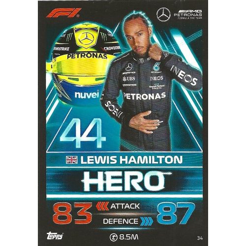 34. Lewis Hamilton - Hero