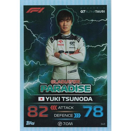 340. Yuki Tsunoda -  F1 Gladiators