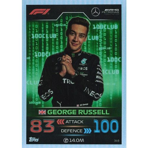 349. George Russell - 100 Club