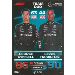 36. George Russell & Lewis Hamilton