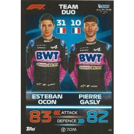 45. Esteban Ocon & Pierre Gasly