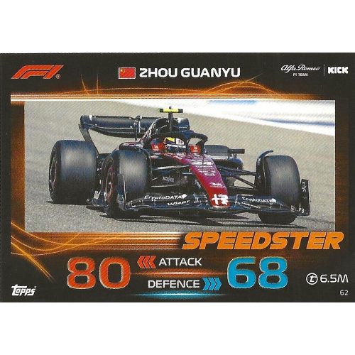 62. Zhou Guanyu - Speedster