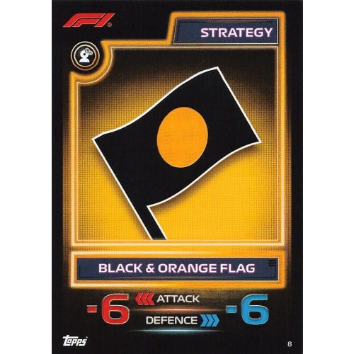 8. Black and Orange Flag