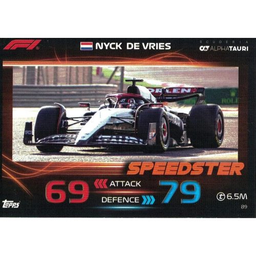 89. Nyck de Vries - Speedster