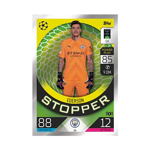 11. Ederson - Stopper