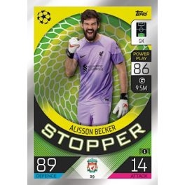 29. Alisson Becker - Stopper
