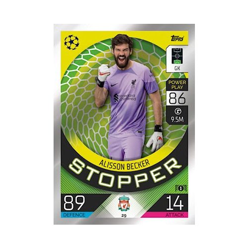 29. Alisson Becker - Stopper