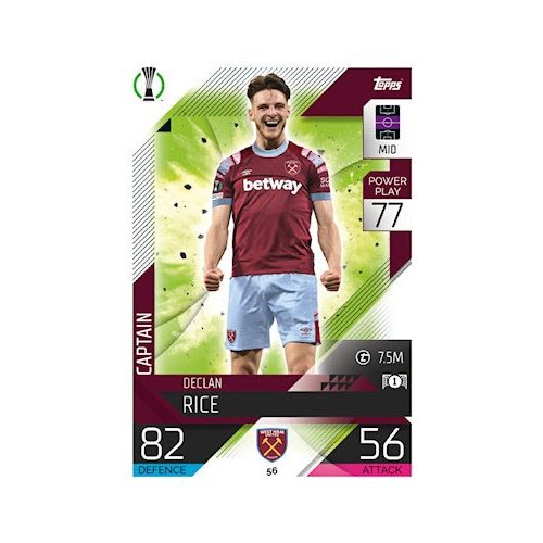 56. Declan Rice - Captain