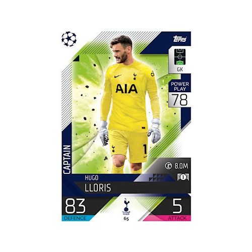 65. Hugo Lloris - Captain