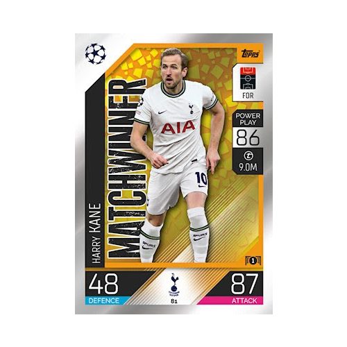 81. Harry Kane - Matcwinner