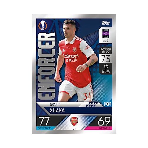 92. Granit Xhaka - Enforcer