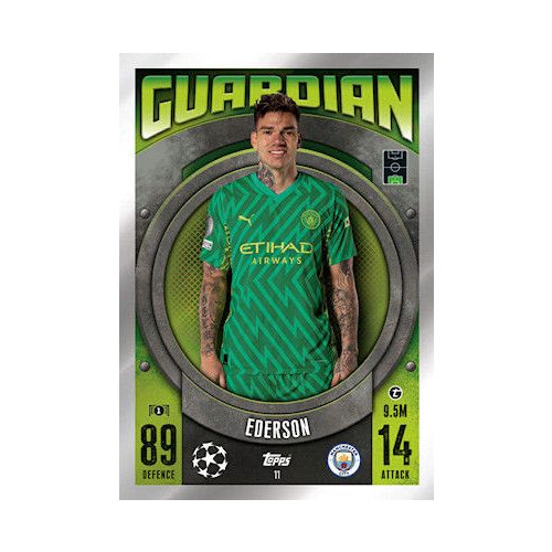 11. Ederson - Guardian