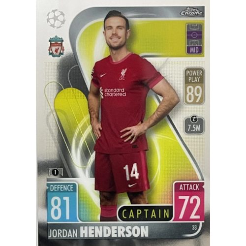 33. Jordan Henderson - Captain