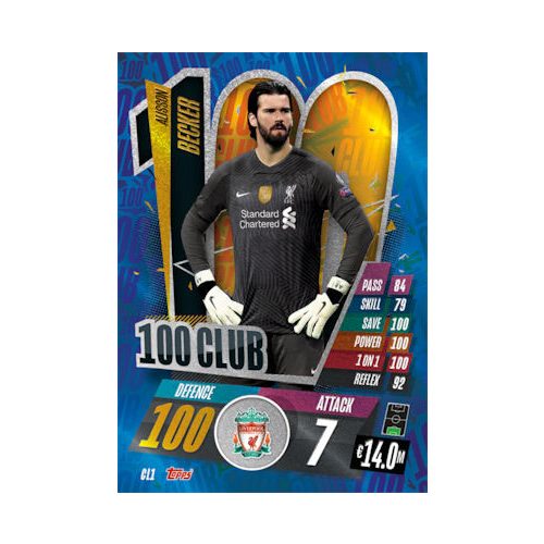 CL01. Alisson Becker - 100 Club