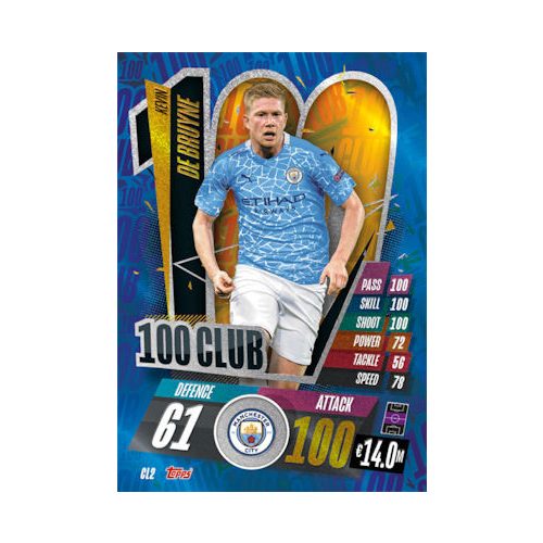 CL02. Kevin De Bruyne - 100 Club