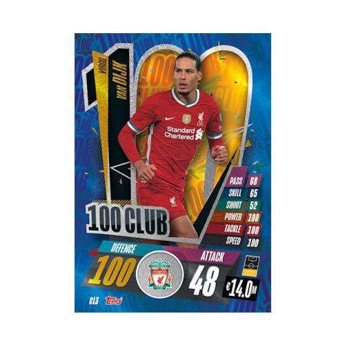 CL03. Virgil van Dijk - 100 Club