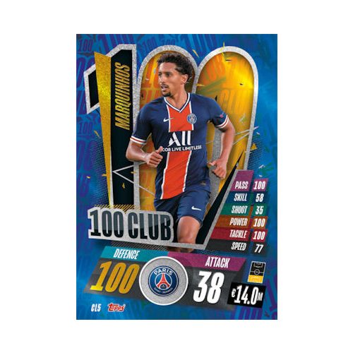 CL05. Marquinhos - 100 Club